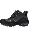 boy boots GEOX J169WA 0MEFU J BULLER BOY B ABX  C9241 BLACK-DK YELLOW