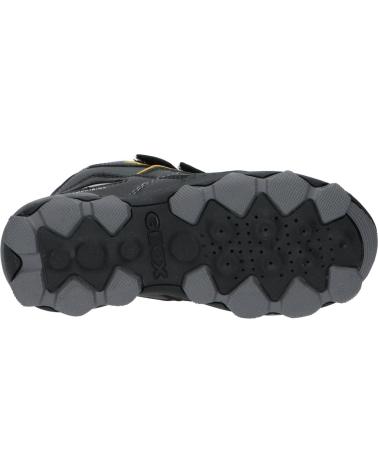 boy boots GEOX J169WA 0MEFU J BULLER BOY B ABX  C9241 BLACK-DK YELLOW