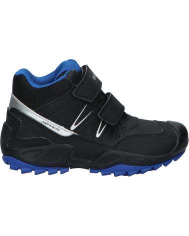 boy Mid boots GEOX J261WA 0CEFU J NEW SAVAGE BOY B A C0245 BLACK-ROYAL boy Mid boots GEOX J261WA 0CEFU J NEW SAVAGE BOY B A C0245 BLACK-ROYAL