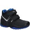 boy Mid boots GEOX J261WA 0CEFU J NEW SAVAGE BOY B A  C0245 BLACK-ROYAL