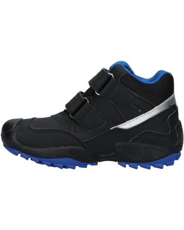boy Mid boots GEOX J261WA 0CEFU J NEW SAVAGE BOY B A  C0245 BLACK-ROYAL
