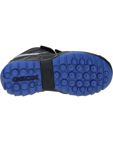 boy Mid boots GEOX J261WA 0CEFU J NEW SAVAGE BOY B A  C0245 BLACK-ROYAL