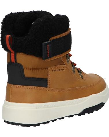boy boots GEOX J26D8A 0MEFU J BUNSHEE PG BOY B A  C2G9B DK YELLOW-BLACK