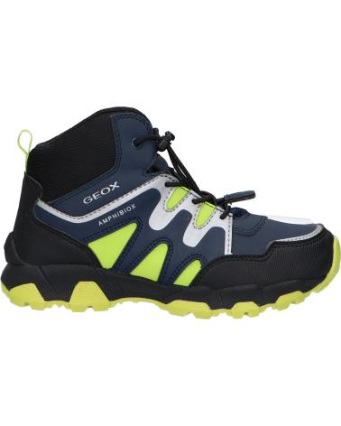 boy Mid boots GEOX J263ZA 0CEFU J MAGNETAR BOY B ABX  C0749 NAVY-LIME
