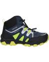 boy Mid boots GEOX J263ZA 0CEFU J MAGNETAR BOY B ABX  C0749 NAVY-LIME