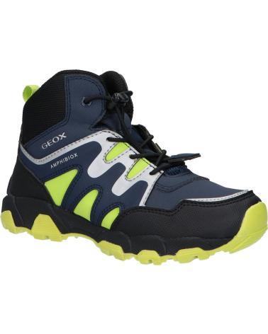 boy Mid boots GEOX J263ZA 0CEFU J MAGNETAR BOY B ABX  C0749 NAVY-LIME