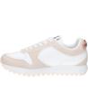 Sportif CALVIN KLEIN  pour Femme YW0YW00934 TOOTHY RUNNER  03A WHITE-ANCIENT WHITE