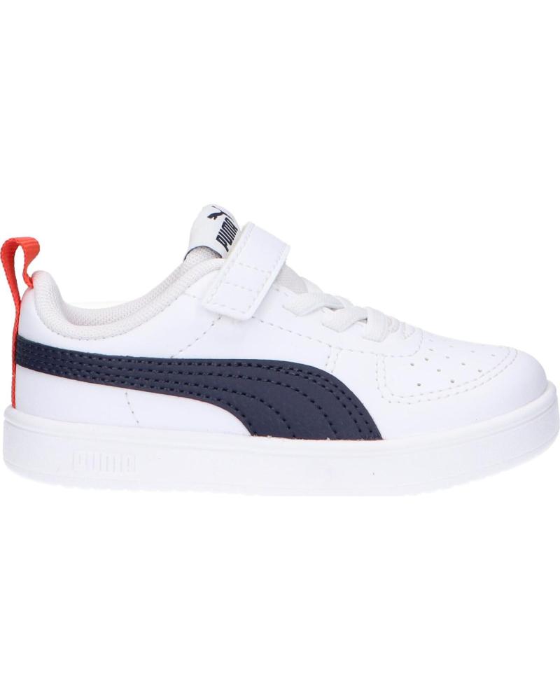 Sportivo PUMA  per Bambina e Bambino 384314 RICKIE AC INF  09 WHITE