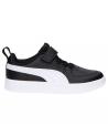 girl and boy sports shoes PUMA 385836 RICKIE AC PS  11 BLACK