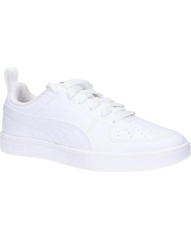 Woman and girl and boy Trainers PUMA 384311 RICKIE JR  01 WHITE