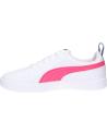 Woman and girl and boy sports shoes PUMA 384311 RICKIE JR  12 WHITE SUNSET