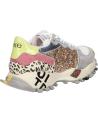 Baskets décontractées pour femmes EXE  pour  134-350  LEATHER GREY GOLD