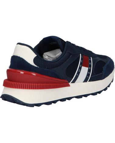  Casual sneakers for men TOMMY HILFIGER EM0EM01537 TECHNICAL RUNNER ESS  C1G DARK NIGHT NAVY