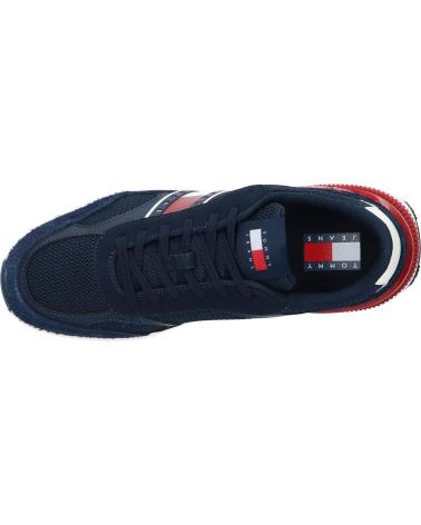  Casual sneakers for men TOMMY HILFIGER EM0EM01537 TECHNICAL RUNNER ESS  C1G DARK NIGHT NAVY