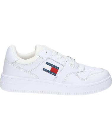 Woman Trainers TOMMY HILFIGER EN0EN02505 NEW TJW RETRO BASKET SNEAKER ESS  YBS WHITE