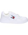 Deportivas TOMMY HILFIGER  de Mujer EN0EN02505 NEW TJW RETRO BASKET SNEAKER ESS  YBS WHITE