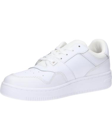 Zapatillas casual para mujer TOMMY HILFIGER  de  EN0EN02505 NEW TJW RETRO BASKET SNEAKER ESS  YBS WHITE