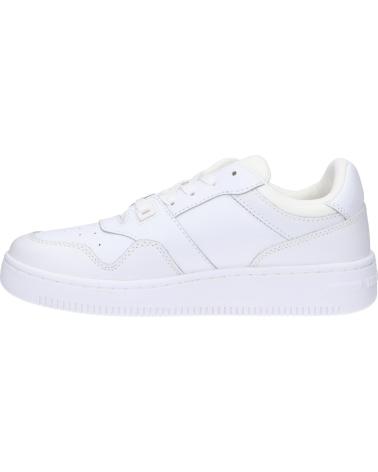 Zapatillas casual para mujer TOMMY HILFIGER  de  EN0EN02505 NEW TJW RETRO BASKET SNEAKER ESS  YBS WHITE