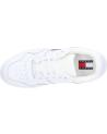 Zapatillas casual para mujer TOMMY HILFIGER  de  EN0EN02505 NEW TJW RETRO BASKET SNEAKER ESS  YBS WHITE