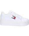 Deportivas TOMMY HILFIGER  de Mujer EN0EN02518 NEW TJW FLATFORM CUPSOLE ESS  YBS WHITE