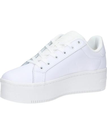 Zapatillas casual para mujer TOMMY HILFIGER  de  EN0EN02518 NEW TJW FLATFORM CUPSOLE ESS  YBS WHITE
