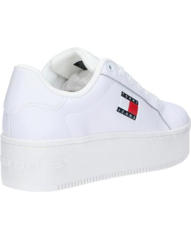 Zapatillas casual para mujer TOMMY HILFIGER  de  EN0EN02518 NEW TJW FLATFORM CUPSOLE ESS  YBS WHITE