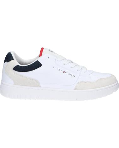 Sportif TOMMY HILFIGER  pour Homme FM0FM05058 BASKET CORE  YBS WHITE