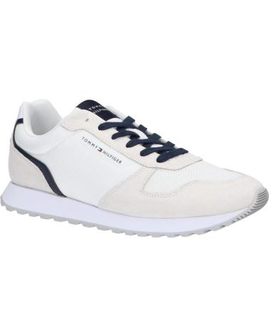 Deportivas TOMMY HILFIGER  de Hombre FM0FM05454 NEW RUNNER EVA MIX FLAG  YBS WHITE
