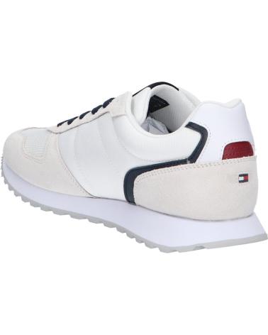 Deportivas TOMMY HILFIGER  de Hombre FM0FM05454 NEW RUNNER EVA MIX FLAG  YBS WHITE