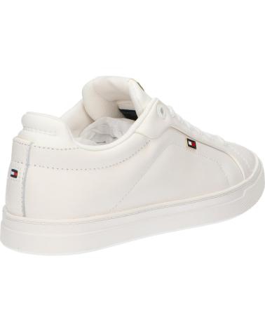  Casual sneakers for women TOMMY HILFIGER FW0FW08327 ICON COURT SNEAKER FLAG  Z00 IVORY PETAL