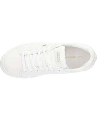  Casual sneakers for women TOMMY HILFIGER FW0FW08327 ICON COURT SNEAKER FLAG  Z00 IVORY PETAL