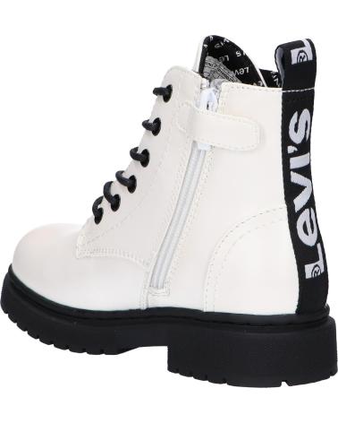 Woman and girl and boy boots LEVIS VPHI0020S CLOVER  0061 WHITE