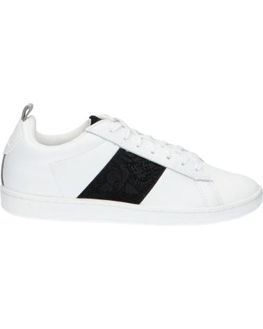 Woman and girl and boy Trainers LE COQ SPORTIF 2310130 COURTCLASSIC W PLANTS  OPTICAL WHITE-BLAC