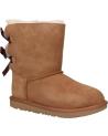 Woman and girl boots UGG 1017394K BAILEY BOW II  6 CHESTNUT