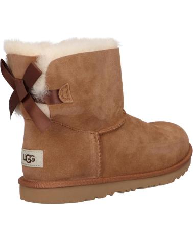 Woman and girl Mid boots UGG 1017397K MINI BAILEY BOW II  6 CHESTNUT