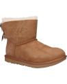 Woman and girl Mid boots UGG 1017397K MINI BAILEY BOW II  6 CHESTNUT