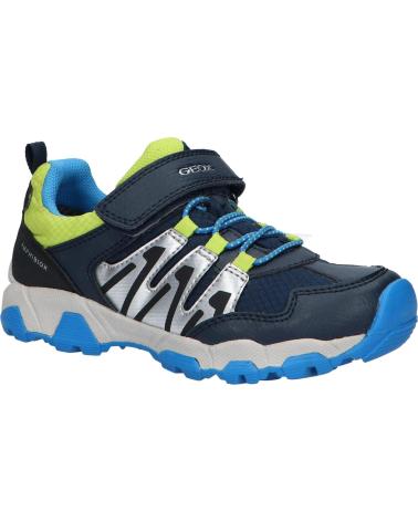  Casual shoes for boy GEOX J263ZB 0FUCE J MAGNETAR B ABX  C0749 NAVY-LIME