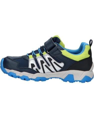  Casual shoes for boy GEOX J263ZB 0FUCE J MAGNETAR B ABX  C0749 NAVY-LIME
