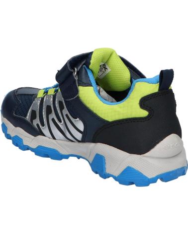  Casual shoes for boy GEOX J263ZB 0FUCE J MAGNETAR B ABX  C0749 NAVY-LIME