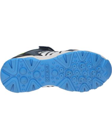  Casual shoes for boy GEOX J263ZB 0FUCE J MAGNETAR B ABX  C0749 NAVY-LIME