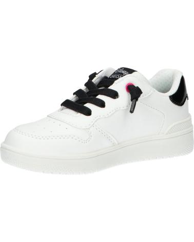  and  Casual sneakers for girl GEOX J45HXE 000BC J WASHIBA  C0404 WHITE-BLACK
