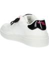  and  Casual sneakers for girl GEOX J45HXE 000BC J WASHIBA  C0404 WHITE-BLACK