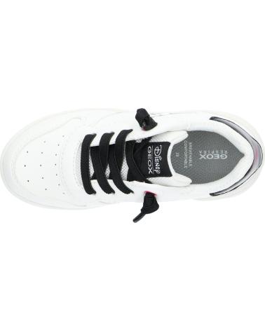  and  Casual sneakers for girl GEOX J45HXE 000BC J WASHIBA  C0404 WHITE-BLACK