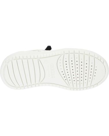  and  Casual sneakers for girl GEOX J45HXE 000BC J WASHIBA  C0404 WHITE-BLACK