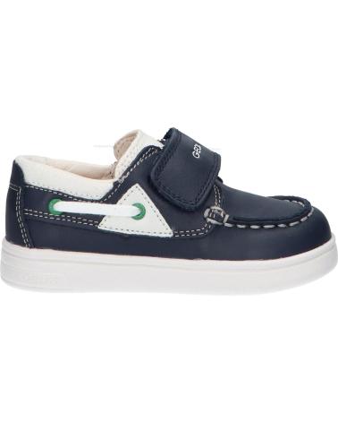 boy Boat shoes GEOX B022CC 08510 B DJROCK  C4211 NAVY-WHITE