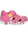 Sandali GEOX  per Bambina B4517B 0GNBC B SANDAL IUPIDOO GIR  C8F2V DK PINK-YELLOW