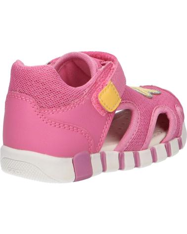Sandali GEOX  per Bambina B4517B 0GNBC B SANDAL IUPIDOO GIR  C8F2V DK PINK-YELLOW