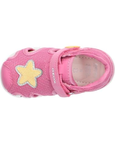 Sandali GEOX  per Bambina B4517B 0GNBC B SANDAL IUPIDOO GIR  C8F2V DK PINK-YELLOW