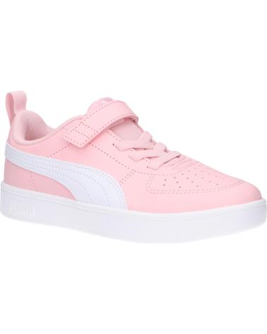 girl and boy sports shoes PUMA 385836 RICKIE AC PS  10 ALMOND BLOSSOM