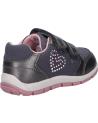 girl Zapatillas deporte GEOX B263YA 0AUAJ B HEIRA  C1377 DK GREY-DK PINK